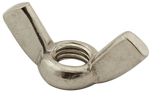 Flügelmuttern (Amerikanische Form/kantige Flügel) - M6 - (25 Stück) - ähnl. DIN 315 - rostfreier Edelstahl A2 (V2A) - SC315 - SC-Normteile