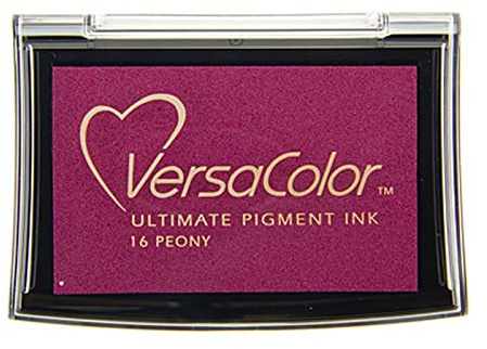 Tsukineko VC016 Versacolor Pigment Ink Pad - Peony, Purple