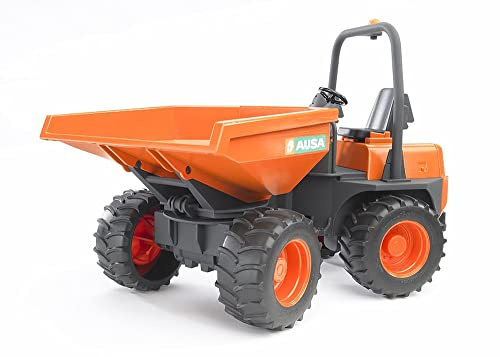 bruder 02449 - AUSA Minidumper, vehículo de construcción, obra, volquete, juguete