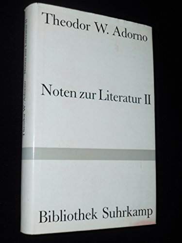 Noten zur Literatur 2
