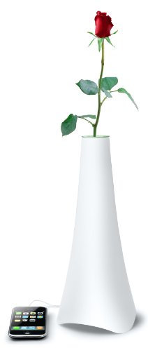 Muse ML-50 SF Lumière d'ambiance multicolore avec Vase + Adaptateur secteur Blanc