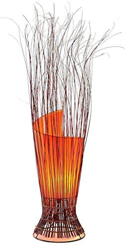 Simandra Deko-Leuchte Stimmungsleuchte Stehleuchte Tischleuchte Tischlampe Bali Asia Zweige 80 cm Color Orange