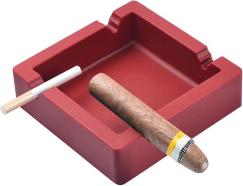 oilp grande puro cigarrillo cenicero ceniceros de Big de silicona irrompible, 4 cigarros y cigarrillos Grooves Para Resto de doble uso o para encendedor cigarrillo cenicero para exteriores, Home Décor