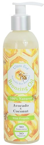 Natural Tanning Bronzing Oil Avocado & Coconut Oil 250Ml