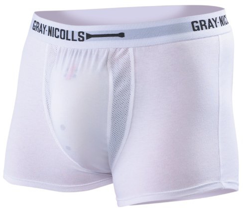 Gray-Nicolls Men's Coverpoint Gray Nicolls Men's Cover Point Trunks - White, Medium (pack of 1)