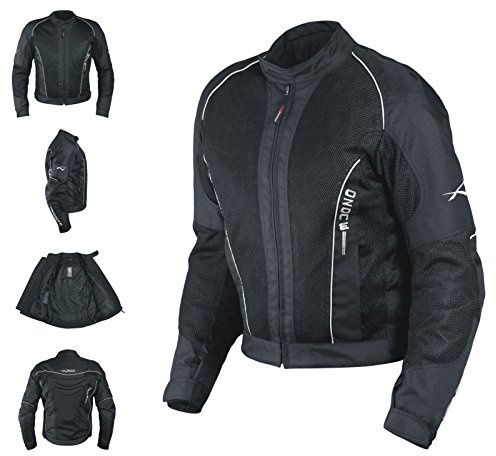 A-Pro Tessile Giacca Moto Touring Mesh Giacca CE Protezioni estate grigio XXL