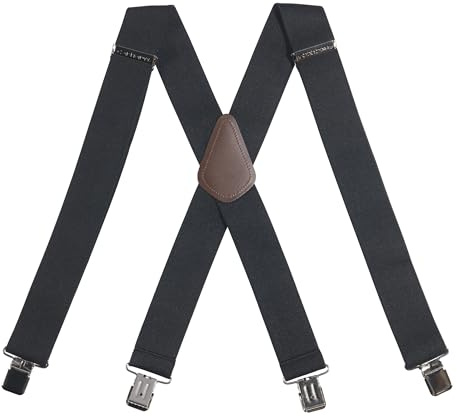 Carhartt Rugged Flex Elastic Suspenders Black, One Size (52” Maximum Length) Suspender Width: 2