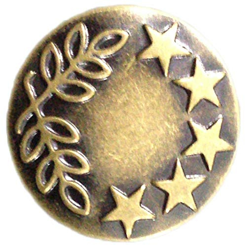 Trimming Shop Jeans Buttons Denim Brass Loose Waist Press Hammer Easy Fix