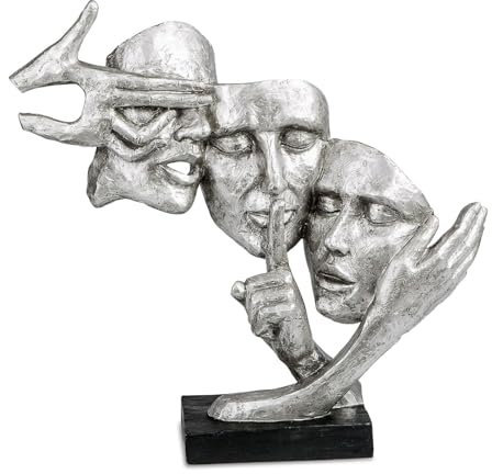 formano Große Deko Büste Nichts Hören Sagen Sehen 37 cm Skulptur Figur Statue