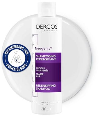 Dercos, Neogenic, Shampoing Redensifiant, Formulé avec de la Stemoxydine et une Technologie Pro-Densifiante, Redensifie sans Alourdir la Chevelure, Volume, Force & Tenue, 200 ml