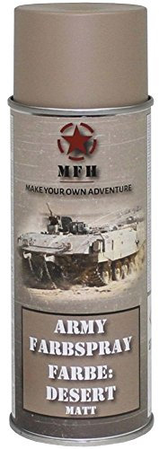 BW Army Farbspraydosen Sprühfarbe Armeelack 400ml DS 13,25 ?/L Desert matt
