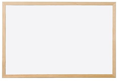 QCONNECT WHITEBOARD WOODFRAME 60X40CM