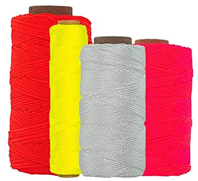 Sgt nudos nylon trenzado Mason Line # 18 – 275, 550, o 1.100 pies (varios colores)