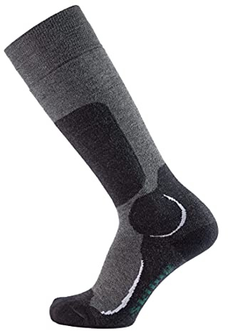 Miribung Calze Sci Merino Seta Premium - Ideale per attività Invernali in Pieno Comfort - Sottili e Leggeri, Traspiranti, termoisolanti - qualità Alpina Made in Alto Adige | 550-a-36-38