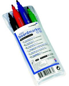 Legamaster Boardmarker mini TZ 111 4er Set sortiert