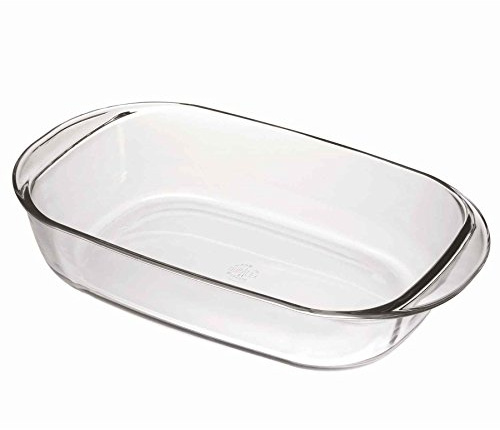 Duralex 6001AF03A1111 Ovenchef Tarte-Form, 20x33cm, 2.5 Liter, Glas, transparent, 1 Stück