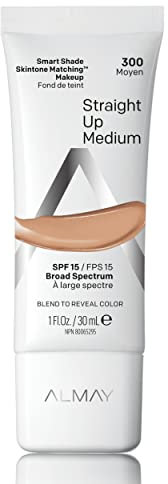 Almay Smart Shade Skin Tone Matching Makeup, Medium/300, 1 Fluid Ounce by Almay