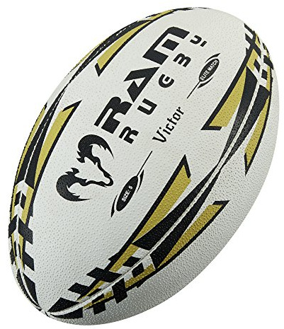 Ram Rugby Victor Elite 2.0 - Palla da rugby improved Inflight Valve – 3D Grip – Palla di pizzo (5)