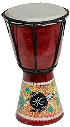 20cm Kinder Djembe Trommel Bongo Drum Deko Schildkröte