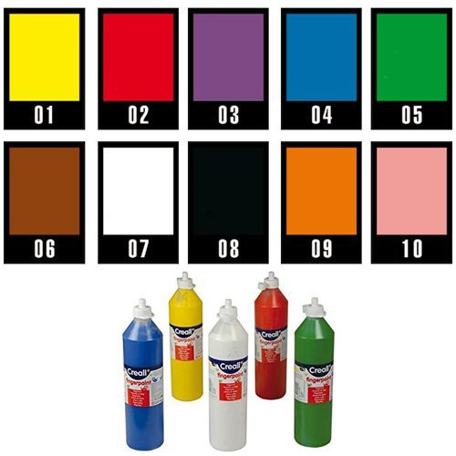 Creall havo07060 7500 ml Sortiment Havo Fingerfarben-Set (10)