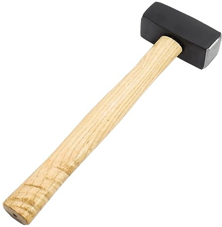 Universal 10 inch Stone Carving Hammer Hardened Steel Mallet for Masonry
