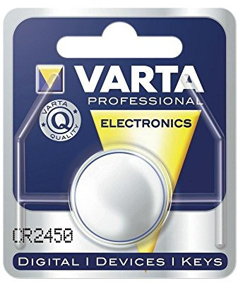 25x CR2450 / 6450 Knopfzelle 3V Batterie, 560mAh, Varta - Industrieware (25er Set)