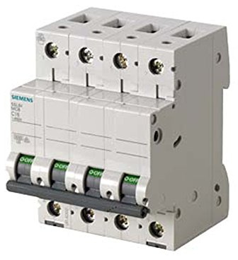 Siemens - Disjoncteur électrique tétrapolaire 10 A