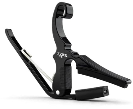 Drop D Kapodaster von Kyser, Schwarz, KGDB