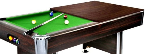 Winsport Poolbillardtischabdeckung Sedona (braun, 6 ft., wasserfest, Kunststoff)