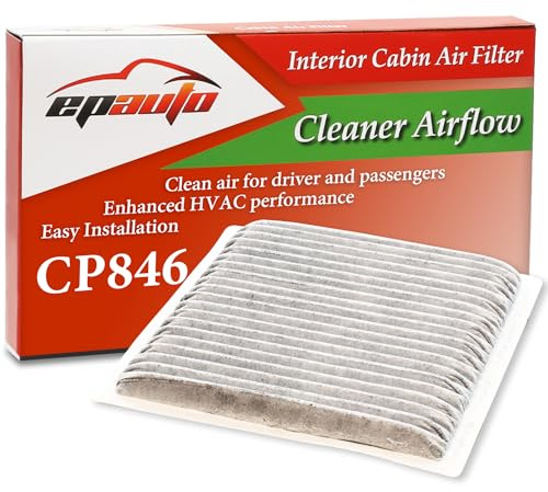 EPAuto CP846 (CF9846A) Replacement for Subaru/Toyota Premium Cabin Air Filter includes Activated Carbon