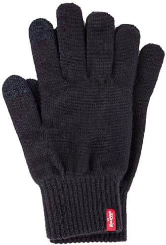 Levi's Herren Ben Touch Screen Gloves Handschuhe, Blau (Blue), Small