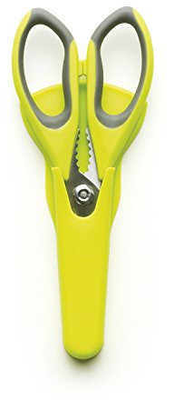 Excelsa Magnetic Multifunctional Scissor with Magnet, Steel, Green, 21 x 11 x 2 cm