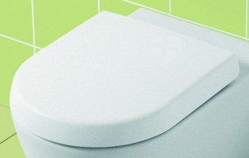 Villeroy & Boch WC Sitz SUBWAY weiß alpin Soft Closing Scharniere chrom 9955S101