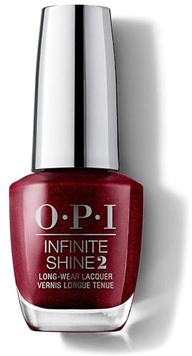 OPI Infinite Shine Nagellack in Rot – langanhaltender Nail Polish für einen Gel-Nägel-Look mit bis zu 11 Tagen Halt – mit extra breitem ProWide Pinsel