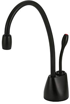 InSinkErator F-GN1100MBLK Contemporary Instant Hot Water Dispenser-Faucet Only, Matte Black, 1.25