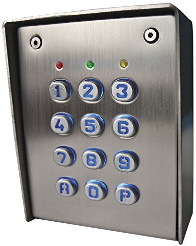 ACIE SU2-SAB-TME Clavier 2 relais avec touches métalliques/boîtier sailli Inox