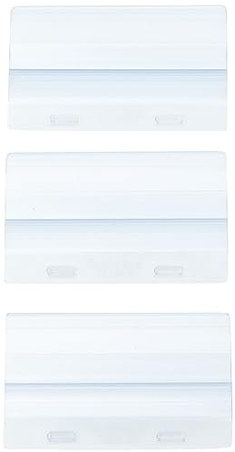 Durable Kunststoffreiter 60 mm, Packung mit 25 Stück, transparent, 186819