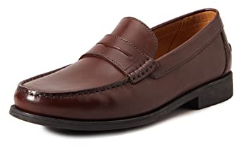 Geox Herren U New Damon B Loafer, Dk Brown, 41 EU