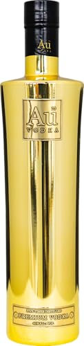 Au Vodka Original | Reiner Premium-Vodka aus Großbritannien | Goldene Flasche | Masters-Medaille bei den Spirit Masters Awards | Fünffach destilliert | 40% vol. | 700 ml