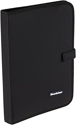 Beadalon Travel Case Fits 34 Bead Board - Fold-Over Cover Secures Bead Bead Boards for Jewelry Making with Velcro Straps, Storage for Beads, Mesh Pocket for JewelryTools
