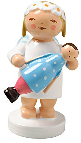 Wendt & Kuhn handbemalte Holzfigur Margarite Engel