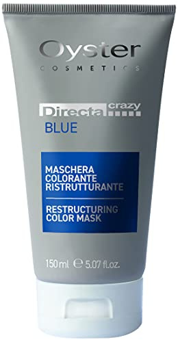 DIRECTA CRAZY Professionale Maschera Colorante Blue 150 Ml. Colorazione dei capelli