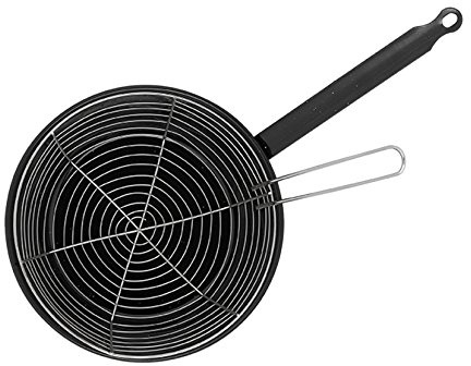 Imex der Fuchs 63142 Fritteuse Bratpfanne mit Frittierkorb, 26 cm
