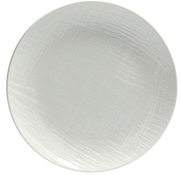 Tognana Victoria Lot de 6 Assiettes à Dessert, Porcelaine, Blanc