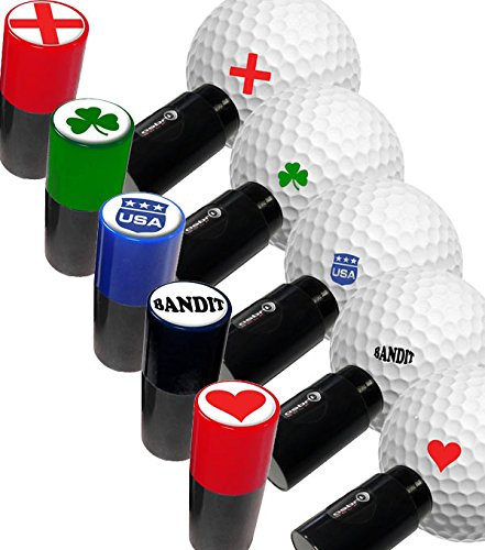 Asbri Stempel für Golf-Schläger und -Ball, schwarz