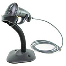 (tidigare motorola-symbol) LS2208 digital streckkodsskanner med stativ och USB-kabel