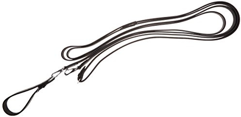 PFIFF 004412-60-1 Rênes allemandes en cuir (avec attache de sangle) Noir