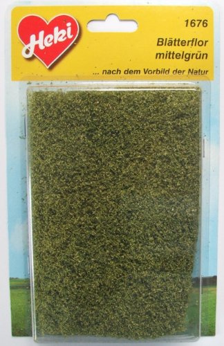 HEKI 1676 Leaf-Flor, Größe 28 x 14 cm, Farbe Mittelgrün