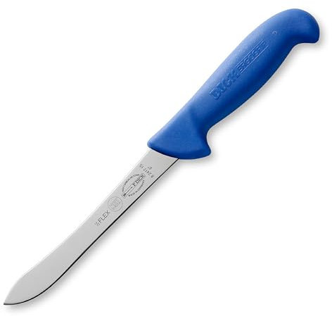 F. DICK Fischfiletiermesser Semi-Flex / Filetiermesser ErgoGrip (Klinge Messer 15 cm, Messerstahl rostfrei, 56 HRC) - 82417151, Blau