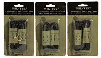 Mil-Tec Snörning 12914002 Casual, svart, 180 EU